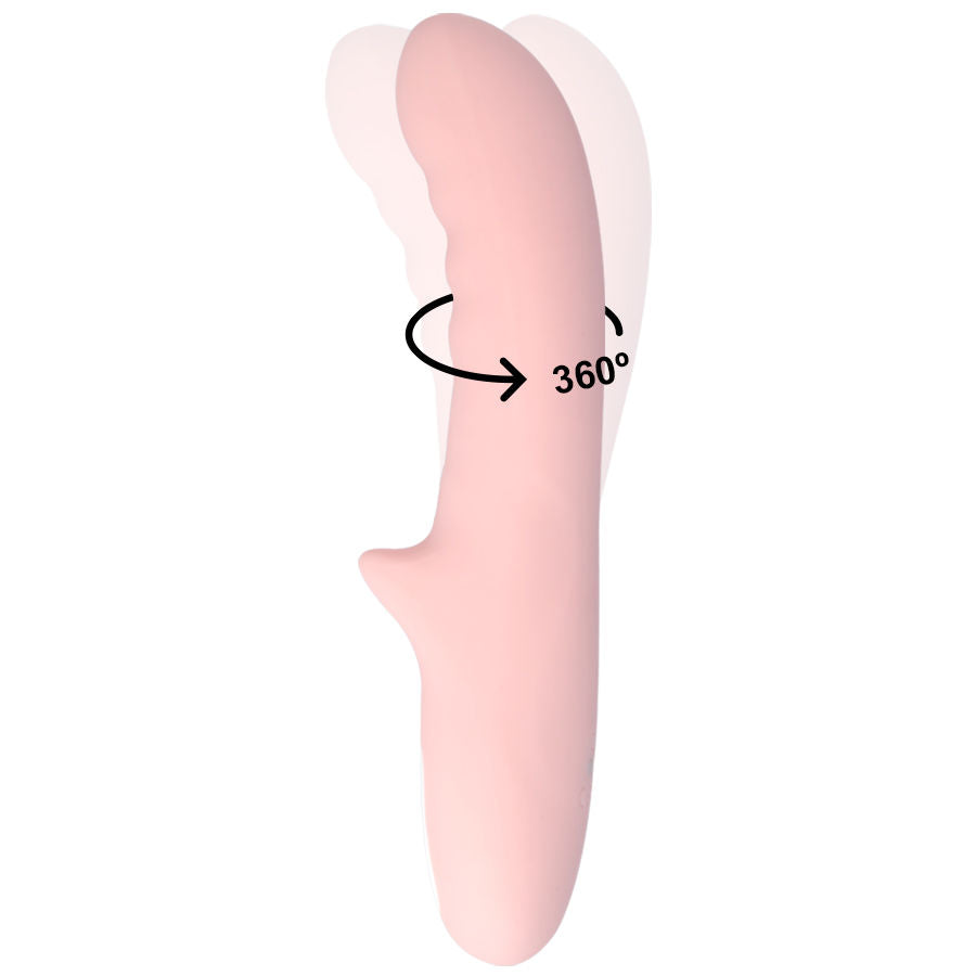 Mia pisa vibratore rotatore rosa