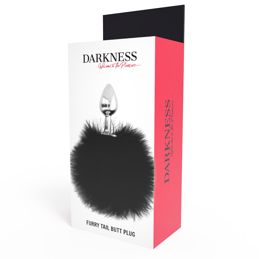 Darkness extra feel bunny tail buttplug  7cm
