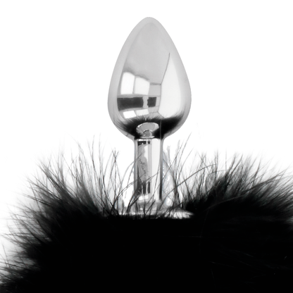 Darkness extra feel bunny tail buttplug  7cm