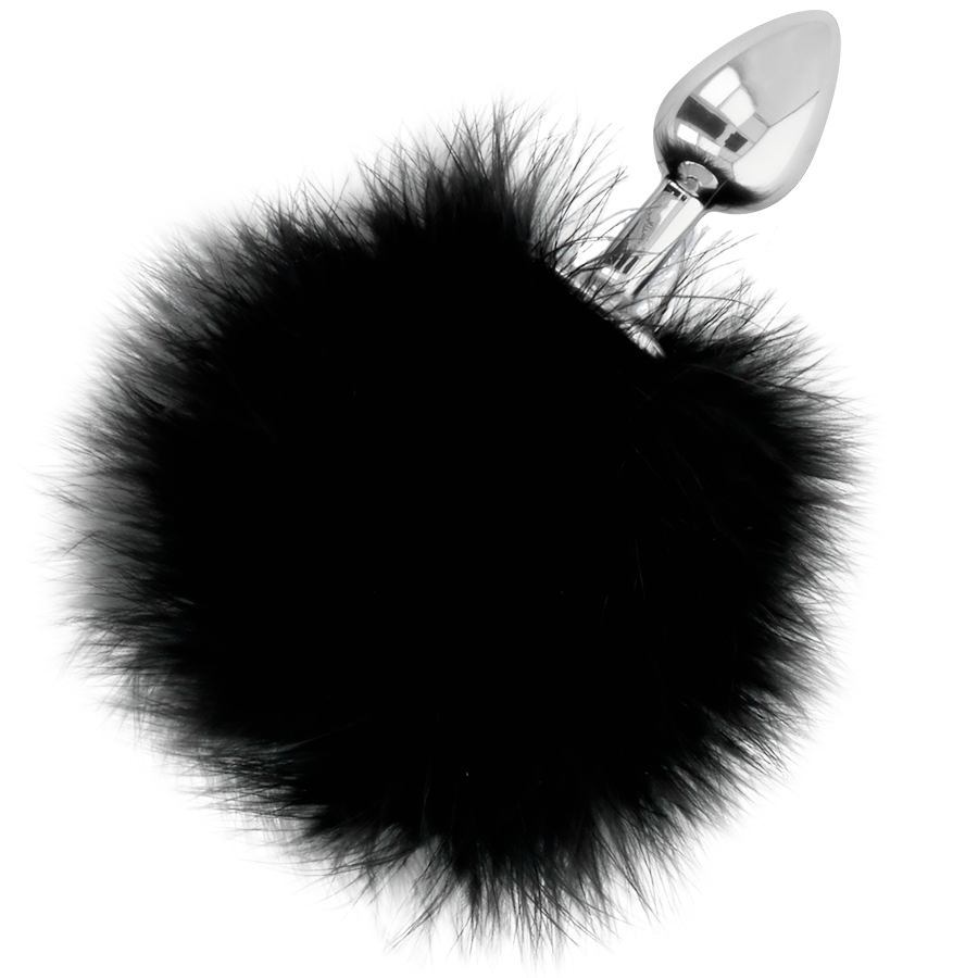 Darkness extra feel bunny tail buttplug  7cm