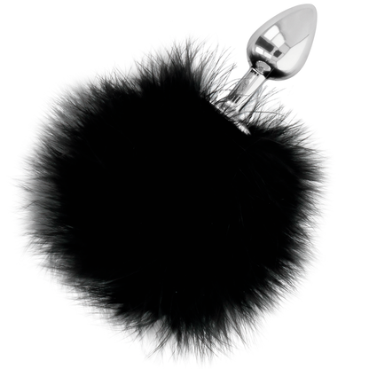 Darkness extra feel bunny tail buttplug  7cm