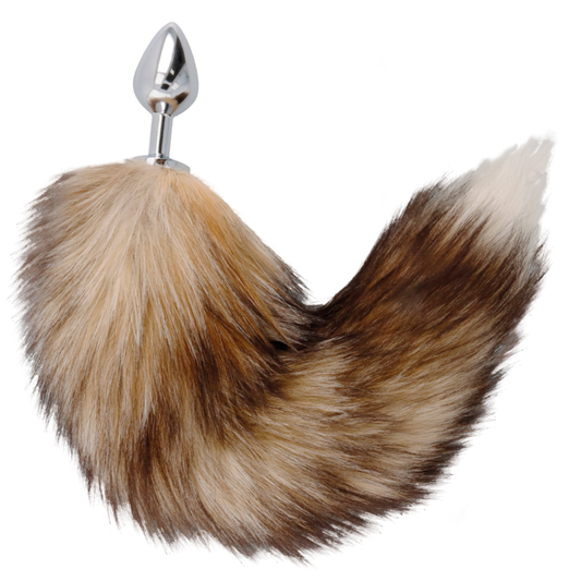 Darkness  tail butt plug silver