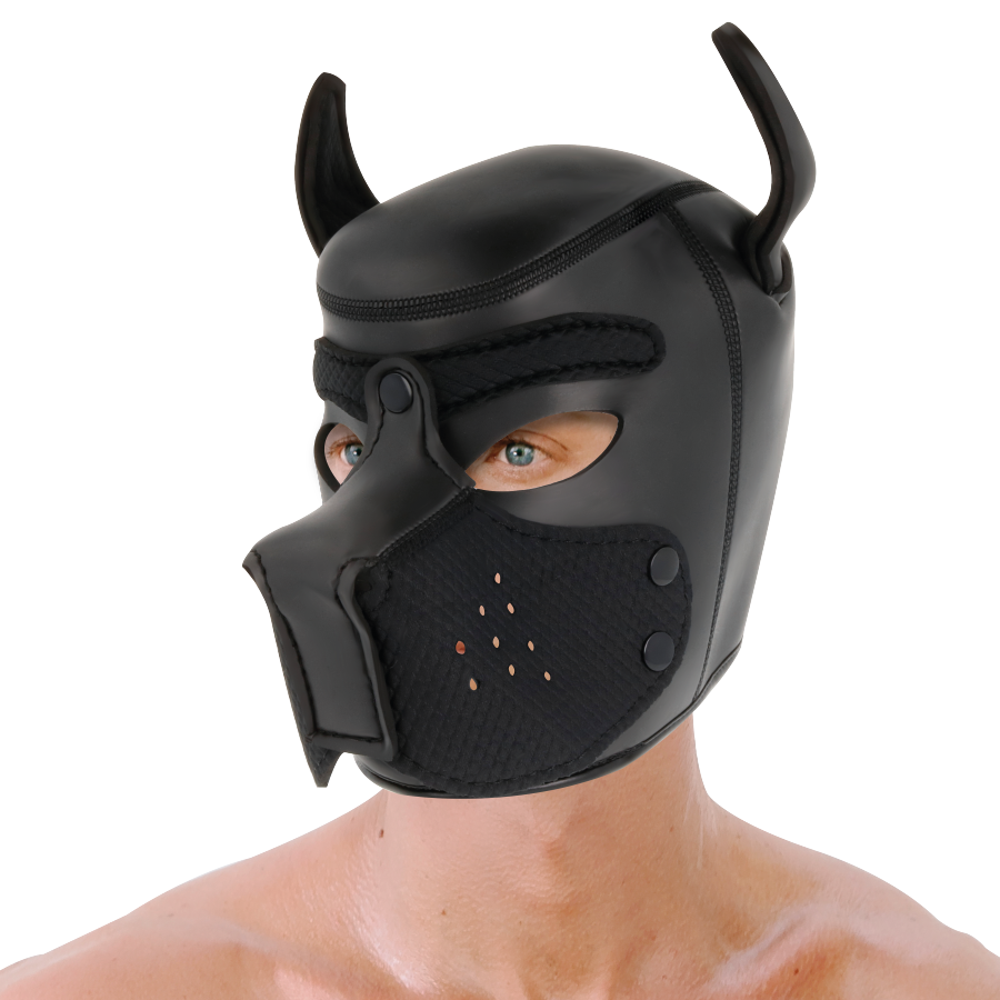 Maschere Darkness neoprene con museruola rimovibile m