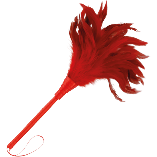 Piuma rosso tenere 24cm