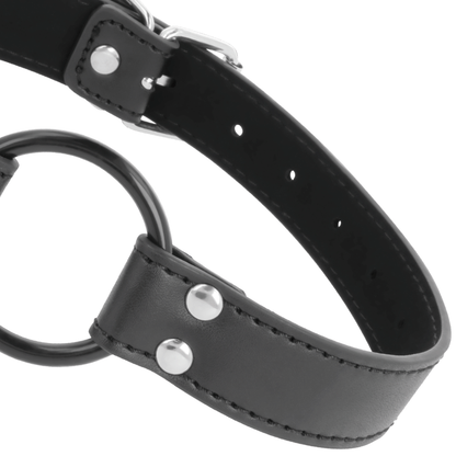 Darkness black gag ring 3.6cm