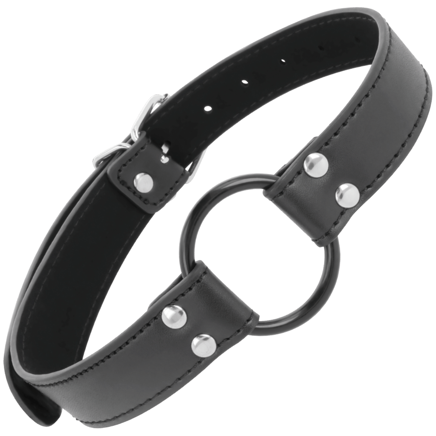 Darkness black gag ring 3.6cm