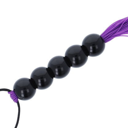 Frustre Darkness purple flogger impugnatura con palle