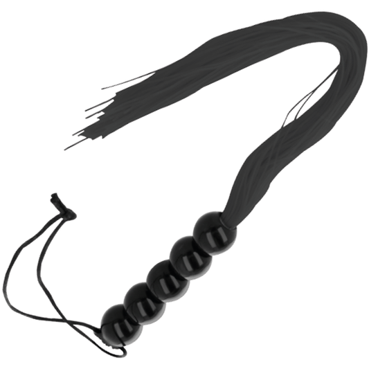 Frustre Darkness black flogger impugnatura con palle
