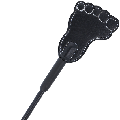 Darkness crop & flogger black fetish bdsm