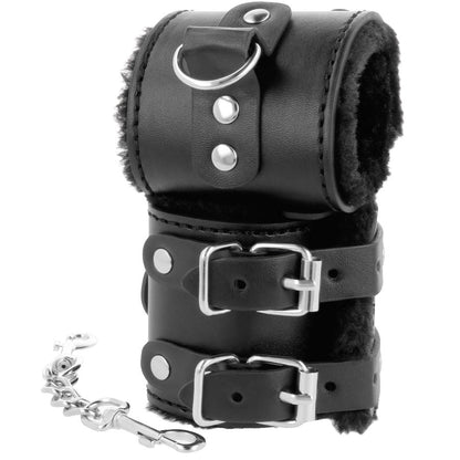 Menottes noires avec fourrure - Darkness