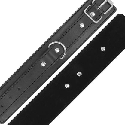 Darkness black polsini regolabili con doppio nastro di rinforzo