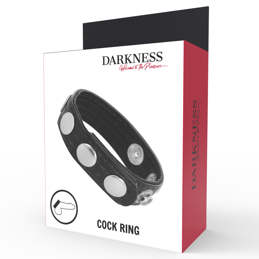 Cockring in pelle darkness