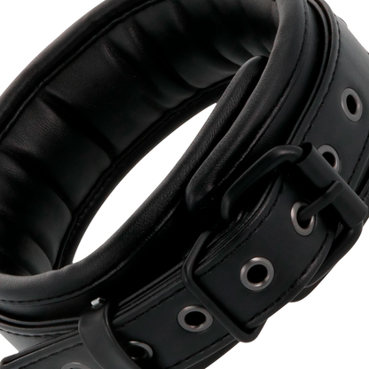 Darkness leather and handcuffs black