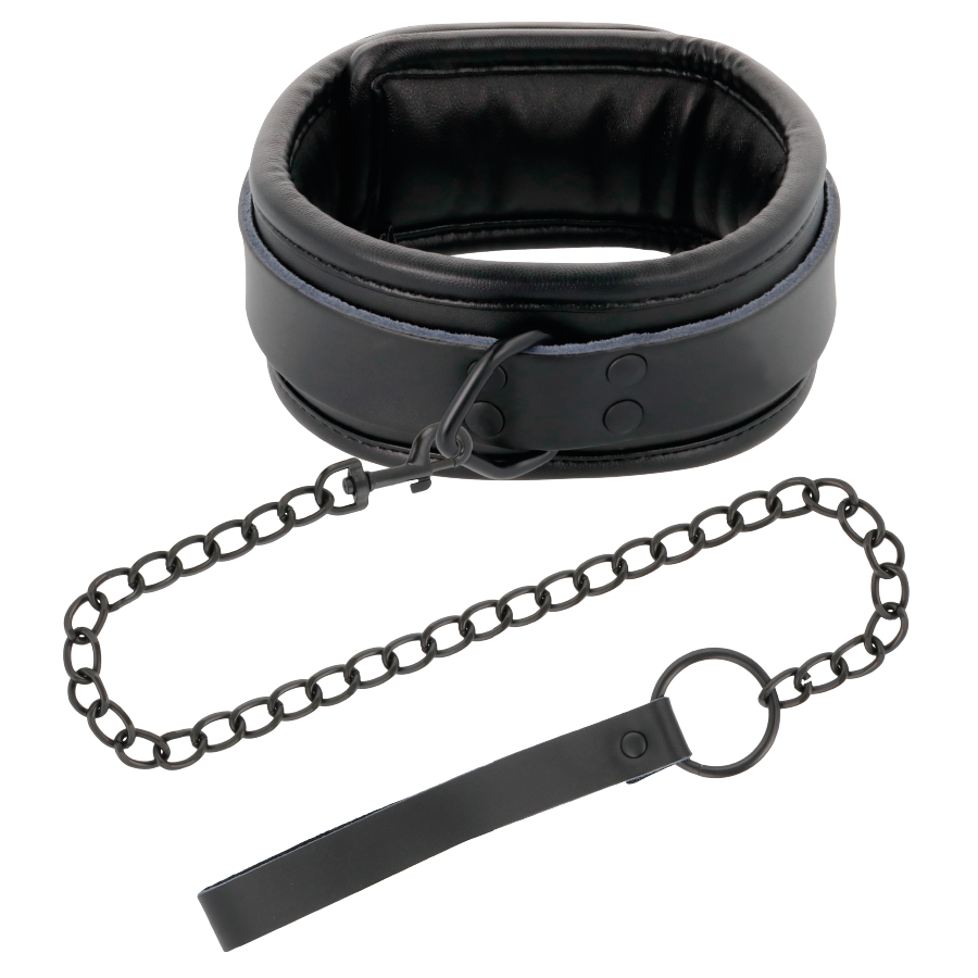 Darkness leather and handcuffs black