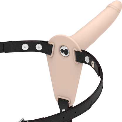 Strap-on dildo Fetish submissive carne con vibrazione 15cm