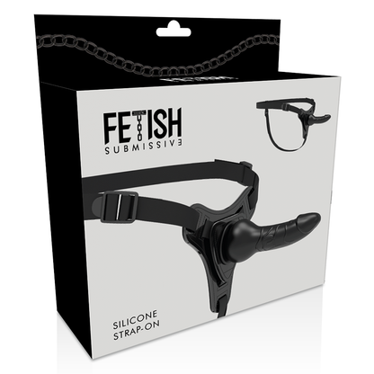 Strap-on dildo Fetish submissive 16cm realistico nero