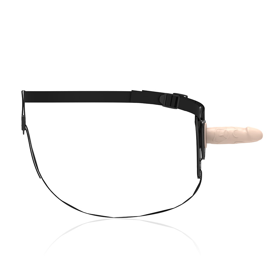Jouet sexuel à lanières Soumise fétichiste 12,5 cm couleur chair