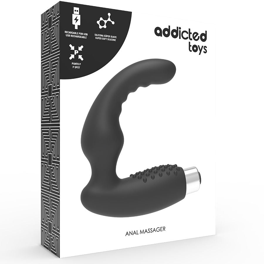 Massaggiatore Prostatico Addicted Toys Nero