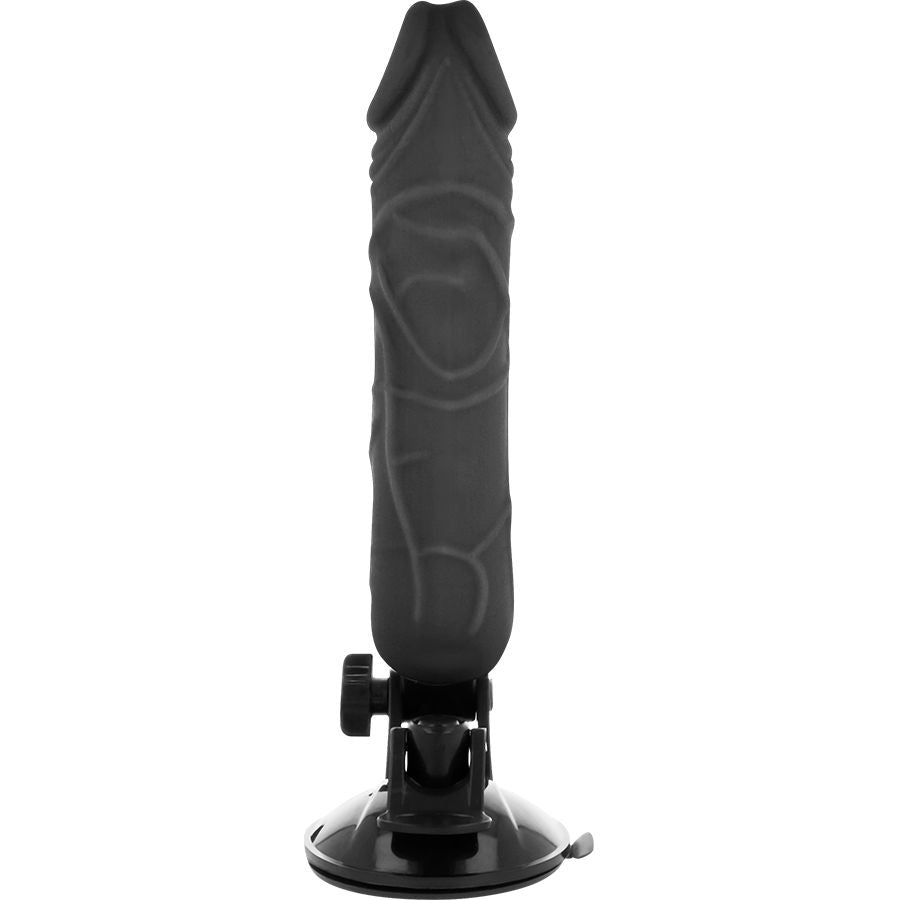 Basecock vibratore realistico telecomando nero 20 cm
