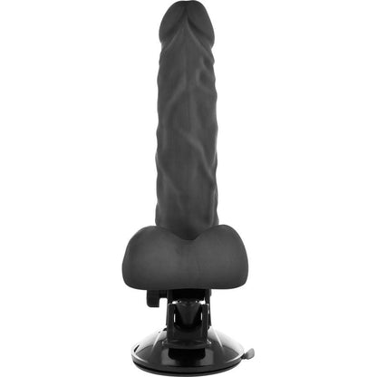 Dildo realistico Basecock telecomando pieghevole nero 21 cm