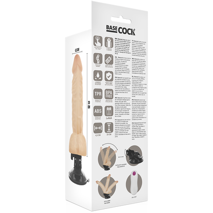Basecock telecomando realistico pieghevole carne 20 cm