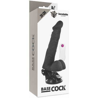 Basecock telecomando realistico pieghevole nero 20 cm