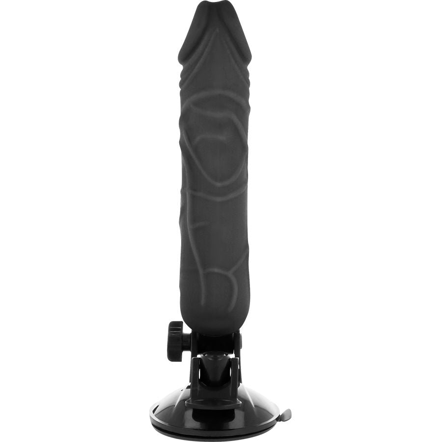 Base vibratore realistico telecomando nero 20cm