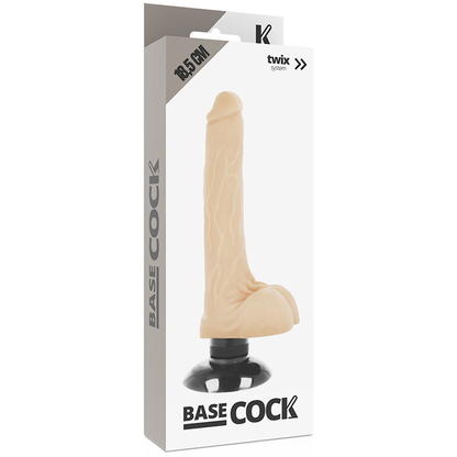 Dildo realistoco Basecock con vibrazione carne 18,5 cm