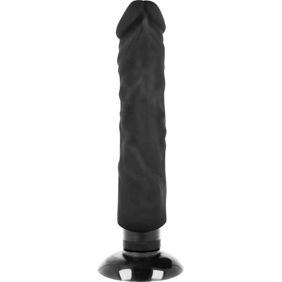 Basecock realistic vibrator 2-1 nero 20cm