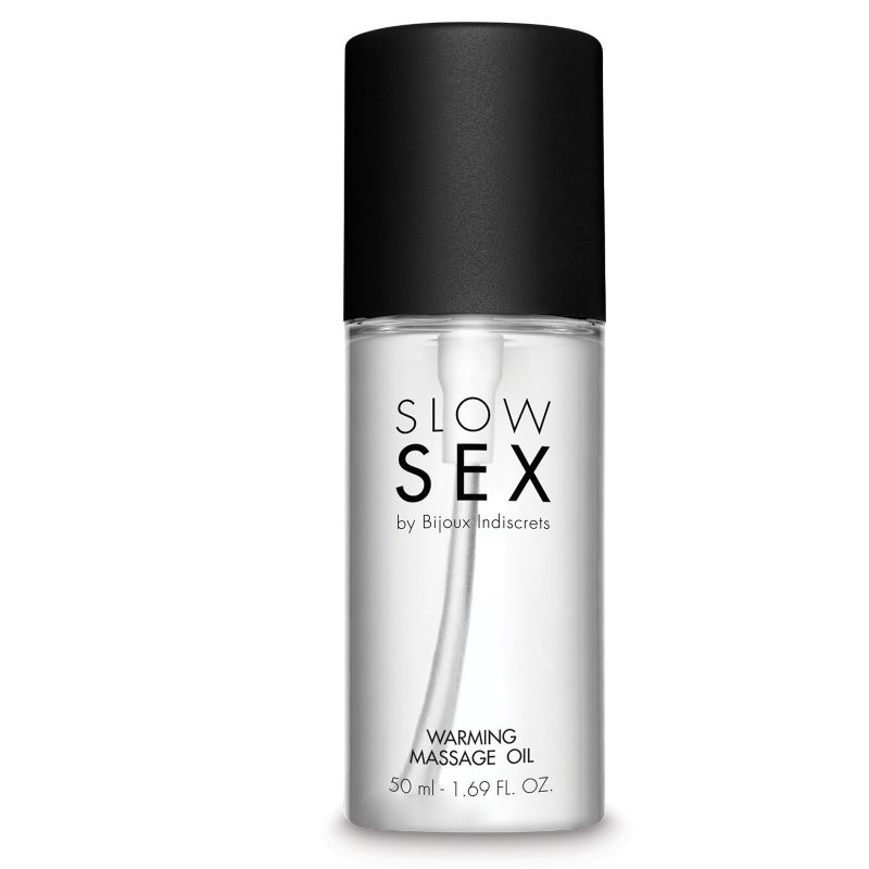 Olio da massaggio riscaldante slow sex 50 ml