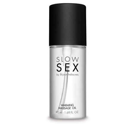 Olio da massaggio riscaldante slow sex 50 ml