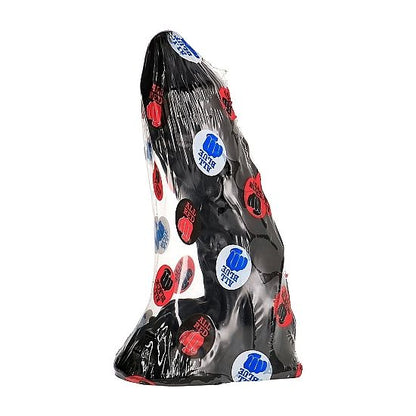 Dildo All black con venature 23 cm