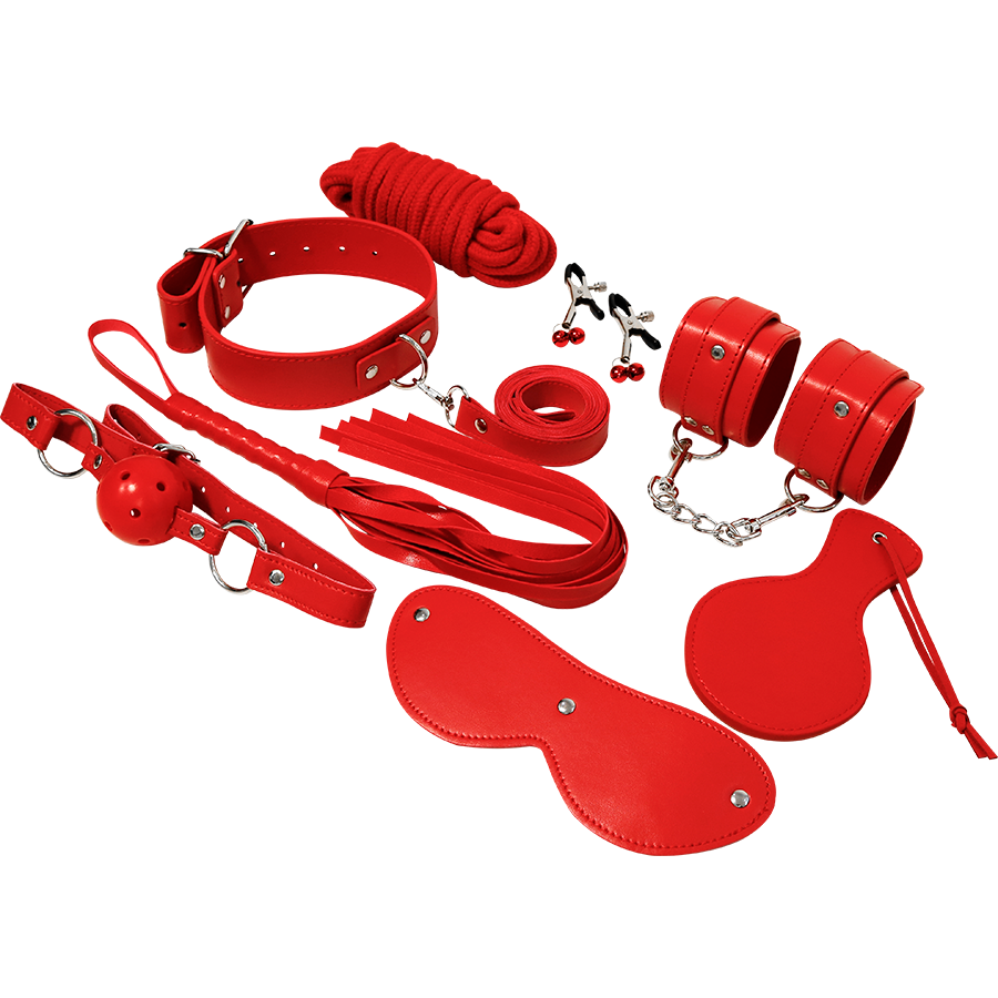 Expérience BDSM fétichisme kit série rouge