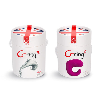 Anello vibrante G-vibe g-ring xl lampone