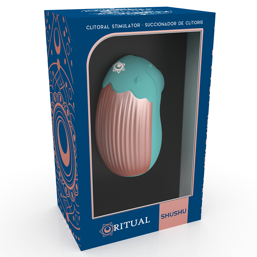 Succhia Clitoride Ritual Shushu Verde Acqua e Rosa