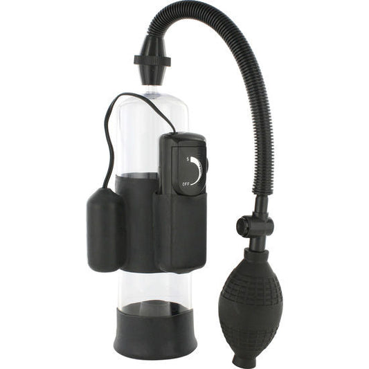 Pompa di erezione del pene di sevencreations con vibratore