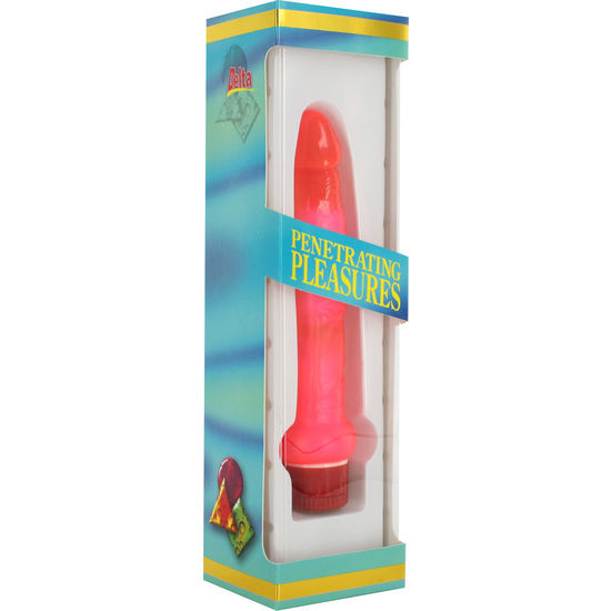 SEVEN CREATIONS - VIBRATEUR ANAL JELLY ROSE FIN