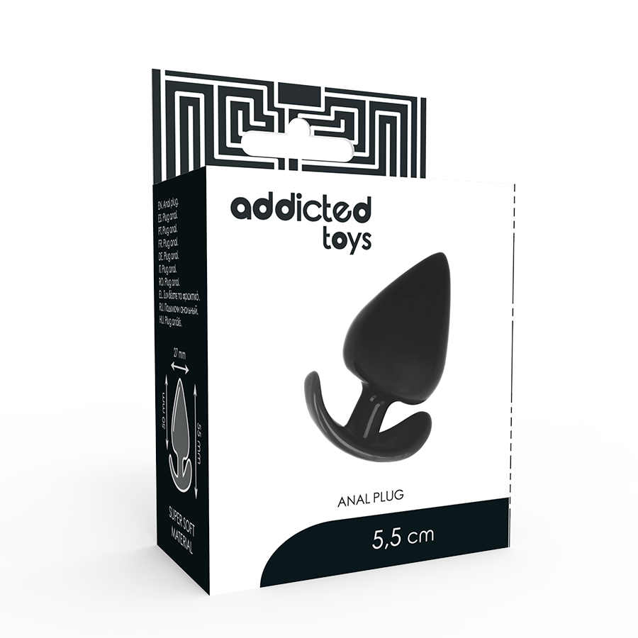 Giocattoli addicted plug anale 5,5 cm