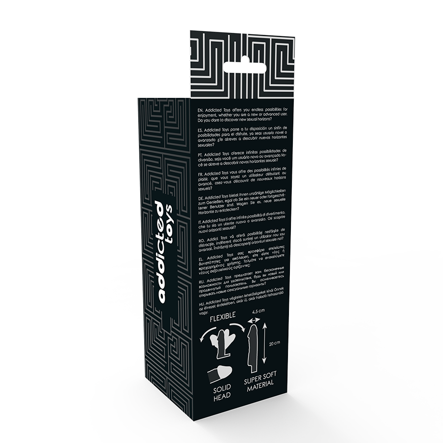 Addicted toys extensor para el pene negro