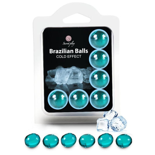 Secretplay set 6 palline brasiliane effetto freddo