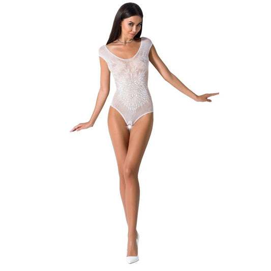 Passion woman bs064 bodystocking bianco taglia unica