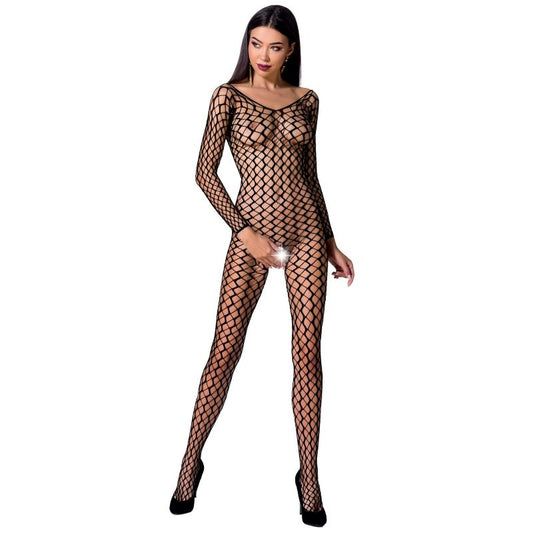 Bodystocking passion woman bs068 - nero taglia unica