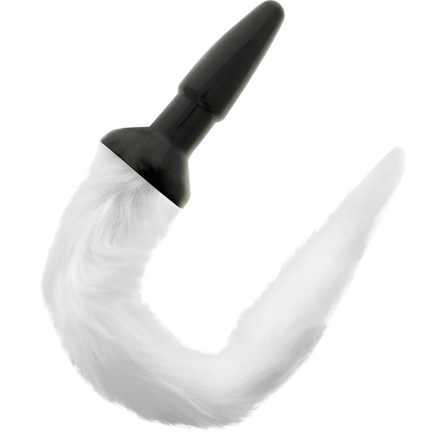 Planchette en silicone Darkness tail butt - blanc