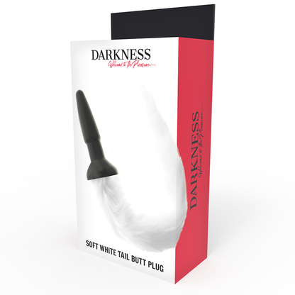 Planchette en silicone Darkness tail butt - blanc