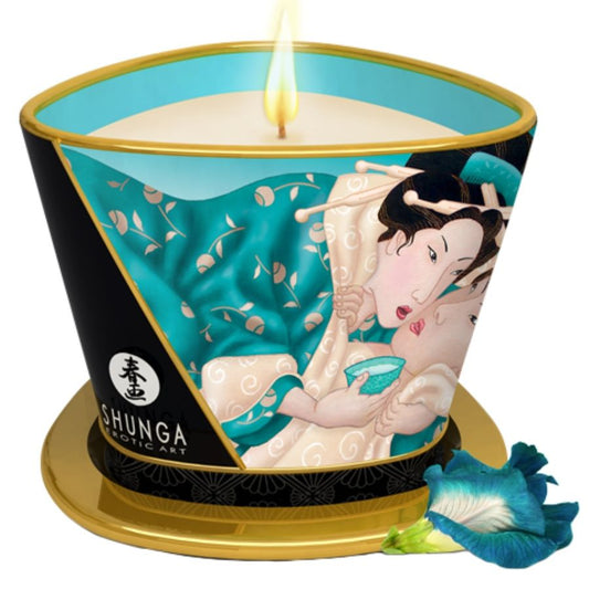 Candela da massaggio shunga island blossoms 170 ml