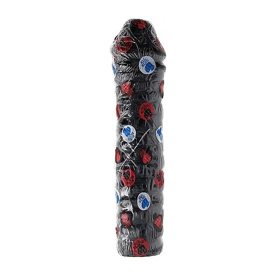 Dildo Realistico All Black 38cm Nero