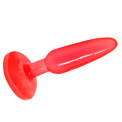 Plug anal tacto suave rojo 14.2