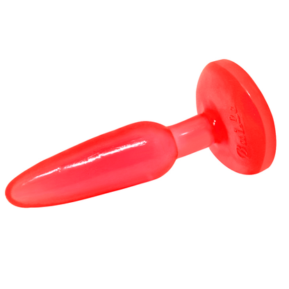 Plug anal tacto suave rojo 14.2