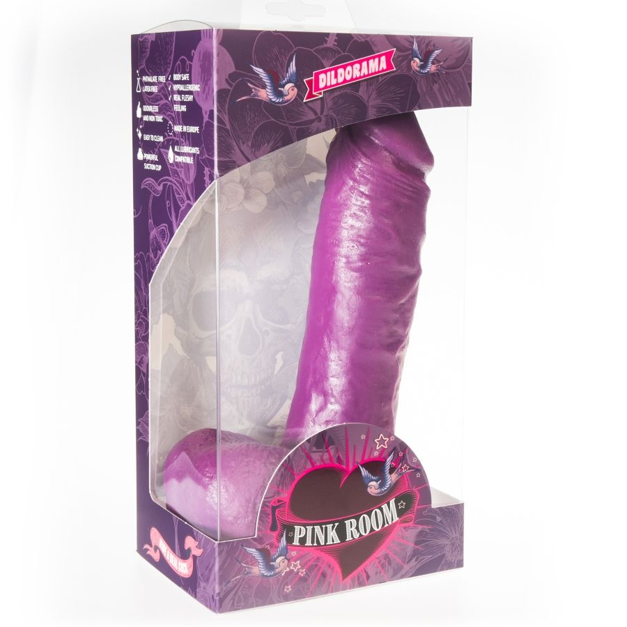 Caméra rose anton godemichet réaliste violet 21,5 cm