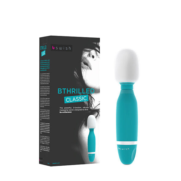 Wand massager - B Swish Bthrilled Classic Verde Acqua/ Bianco